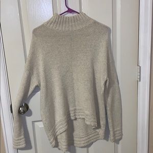 Beige turtleneck sweater